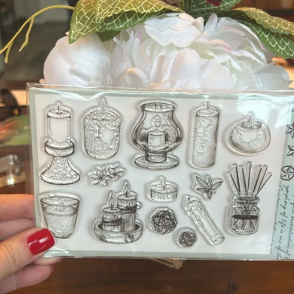 Moodtape TS 2 Clear Stamps Sets - 11 x 16cm - CANDLES figure